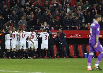 El Sevilla remonta al final y se impone al Madrid en el Pizjuán