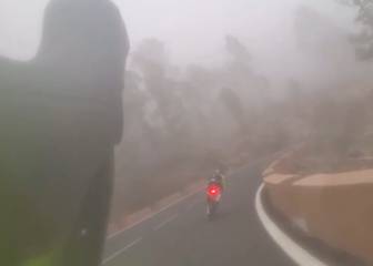 Contador's hair-raising descent through the mist in Tenerife