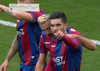 Jason decide el triunfo para el Levante ante el Numancia