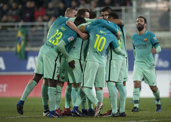 Paseo del Barcelona ante un Eibar que no opuso resistencia