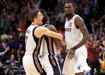 El triplazo de Waiters para vencer a los Warriors