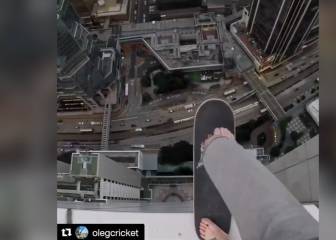 Daredevil skateboarders take planking to the extreme