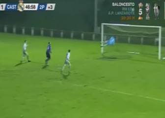 Luca Zidane salva al Castilla con un paradón en el 92'