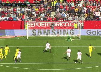 Asenjo, héroe en el Pizjuán: ¡paró este penalti a Nasri!