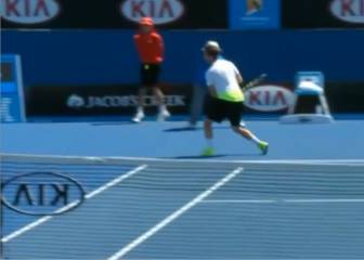 When stray tennis balls hit unintended targets...