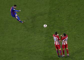 La falta nunca vista de Messi al estilo 'Puskas': una barbaridad