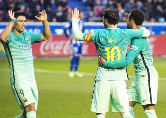 Un Barcelona muy superior se da un festín ante el Alavés