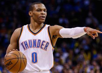 La clavada de Westbrook a los Knicks para otro triple-doble