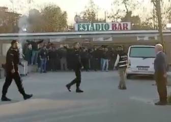 Dura batalla campal entre hinchas en la liga de Portugal