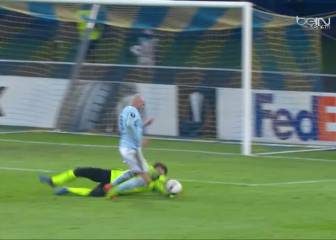 El piscinazo de Guidetti en el área en el 90': forzó la prórroga