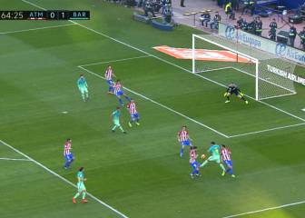 ¿La suerte se entrena? El gol de Rafinha tras cuatro rebotes