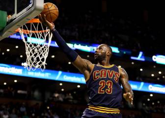 La brutal clavada de LeBron James ante los Celtics