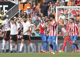 El Sporting se lleva un punto de Mestalla que le sabe a poco