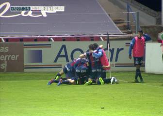 Un gol de Alex González en el 93' da el triunfo al Huesca