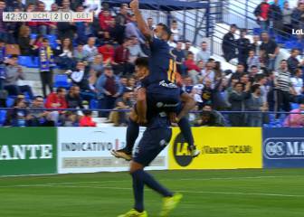 El balón parado guía la victoria del UCAM Murcia frente al Getafe