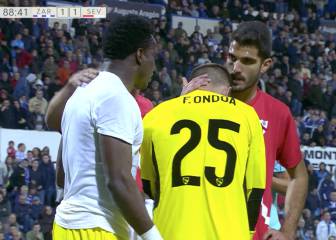 Vean el final de locura del Zaragoza-Sevilla Atlético