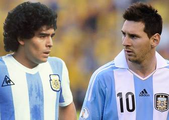 Cuando Messi y Maradona compartieron cancha y equipo