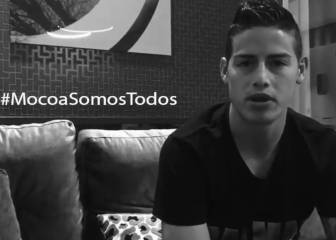 El emotivo mensaje de James Rodríguez en solidaridad con Mocoa
