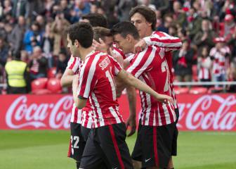 Dos goles de Aduriz meten al Athletic en puestos de Europa
