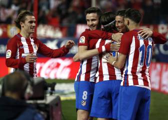 El Atlético cumple ante la Real y mantiene la tercera plaza