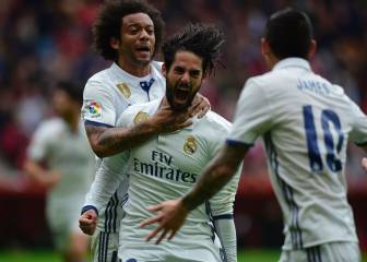 Un Isco estelar salva un triunfo sufrido del Madrid en El Molinón