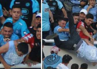 Fallece el hincha que fue arrojado desde la grada de Belgrano
