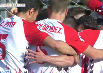 Joselu, con un doblete, remonta para el Lugo ante el Oviedo