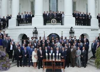 Los Patriots visitaron a Donald Trump en la Casa Blanca