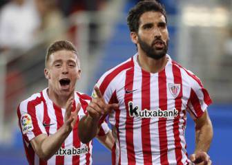 Raúl García, en el descuento, mete al Athletic en puestos de Europa
