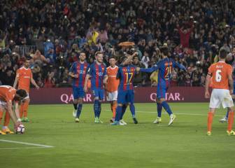 El Barça se da un festín y deja a Osasuna en Segunda División