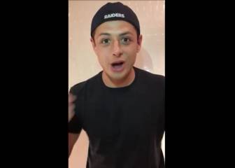 Chicharito muestra su pasión por la NFL: 