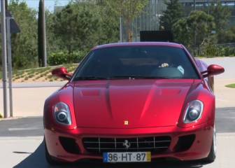 Tremendo Ferrari: así ruge el deportivo rojo de Cristiano