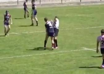 Rugby player knocks referee out cold with one punch