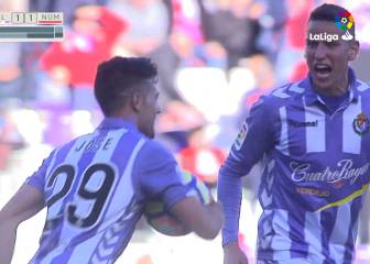 El Valladolid rescató un punto de Zorrilla ante el Numancia