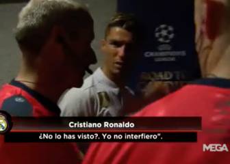 Cristiano explicó a Atkinson que el 1-0 no era fuera de juego