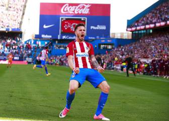 Un solitario gol de Saúl deja el tercer puesto casi asegurado