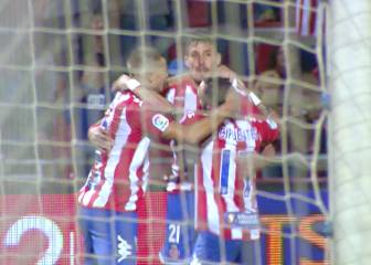 Portu y Sandaza acercan aún más al Girona a primera división