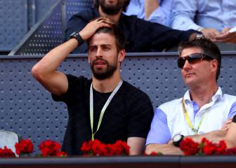 Pitada a Piqué en la Caja Mágica cuando veía a Ferrer