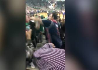 ¡Qué mal perder! Le da un brutal puñetazo a un fan los Celtics