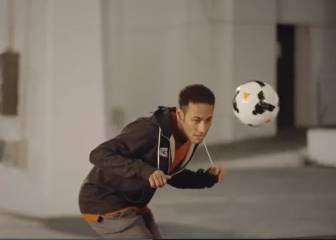 Neymar tests skills to limit in 'football table tennis'