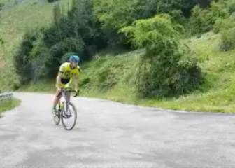 Mum's 'advice' cheeses cyclist off while climbing l'Angliru
