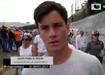 Juanpi Añor se une al pueblo venezolano en las manifestaciones
