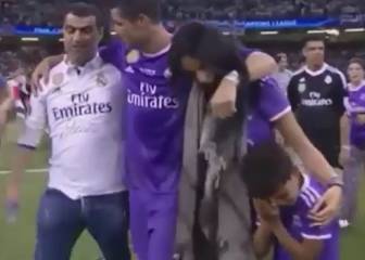 Cristiano Junior lloró tras la Champions que ganó su papá