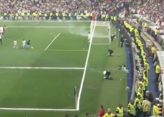 ¡Este vídeo será oro! El primer gol de Cristiano Jr. en el Bernabéu