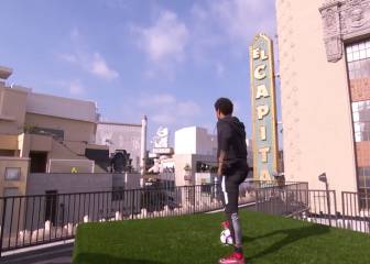 Neymar, en una azotea de Hollywood: atención al documento