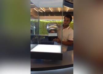 El museo de Nadal ya presume de la Décima: él mismo la colocó