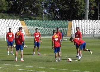 Spain Under-21s in recovery session after win over Portugal