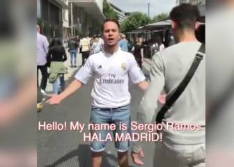 Viral video takes mickey out of Sergio Ramos' Cardiff antics
