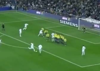 ¿Recuerdan el mejor gol de falta de Beckham con el Real Madrid?