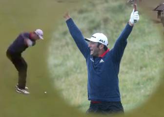 Salvajada nivel Jon Rahm: ¡golpazo de 140m directo al hoyo!